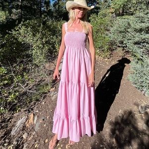 Zara pink midi dress